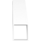 Ekena Millwork 5 1/2-in. W x 16-in. D x 16-in. H Funston Architectural Grade PVC Knee Brace BRCP055X16X16FST - alternate 6